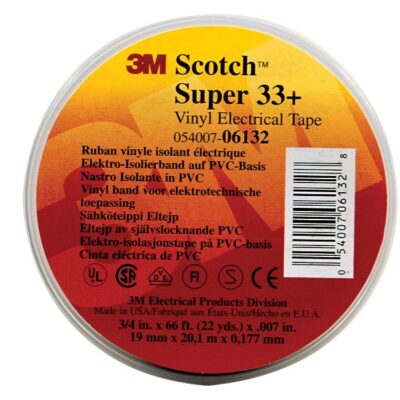 SCOTCH? SUPER 33+ PREMIUM VINYL ELECTRICAL TAPE