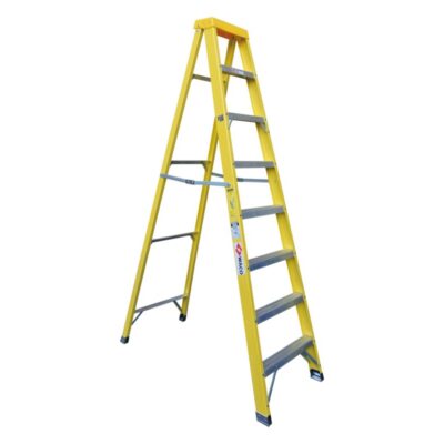 8 STEP FIBERGLASS A-FRAME LADDER