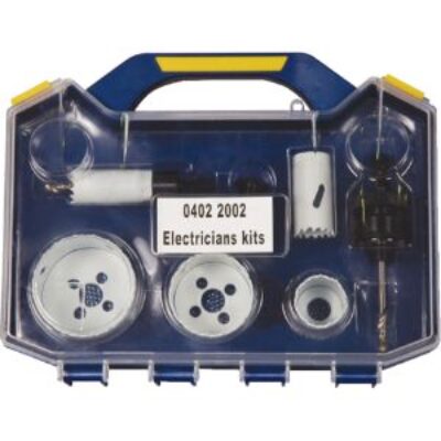 9 PIECE ELECTRICAL HOLESAW KIT