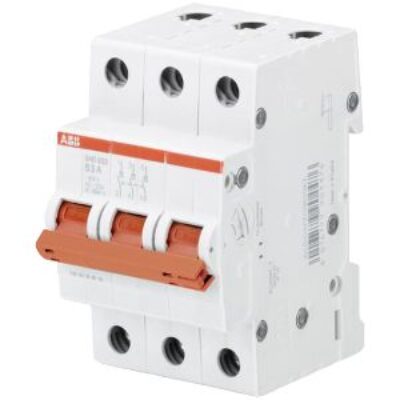 E203/SHD203 TRIPLE POLE ISOLATORS DIN RAIL MOUNT (415 VAC) (3NO) &#8211