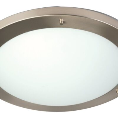 GLASS CEILING LIGHT JD2 (Satin Bchrome)