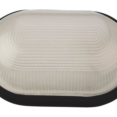 OVAL PLAIN BULKHEAD (B50- BLACK)