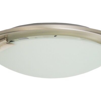 GLASS CEILING LIGHT LS1 (Satin Bchrome)