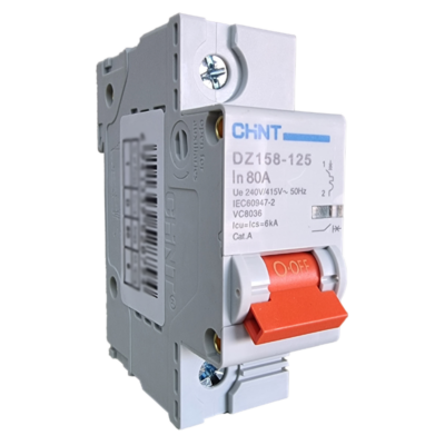 DZ158 1 Pole Miniature Circuit Breaker | D-Curve