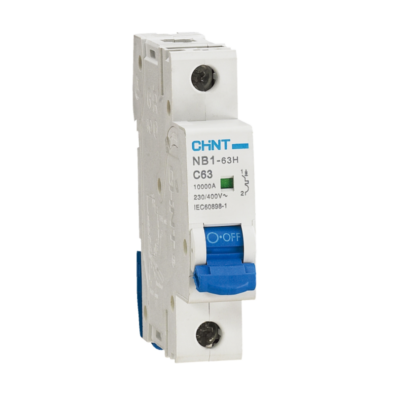 NB1-63H 1 Pole Miniature Circuit Breaker | C-Curve